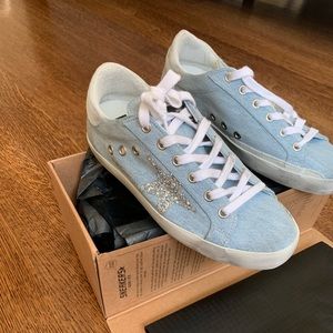 Golden Goose Superstar 36 Denim. NIB.